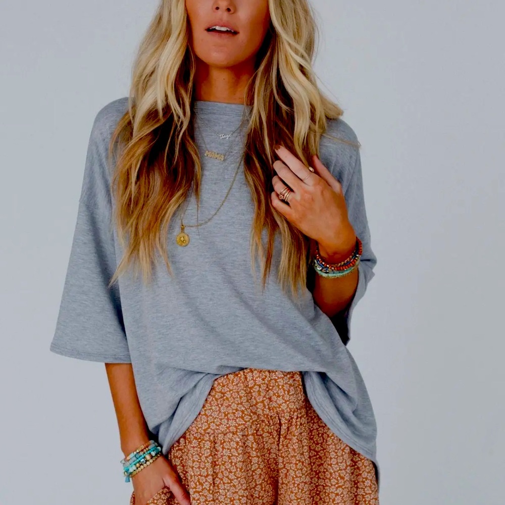 Oversized sexy blouse